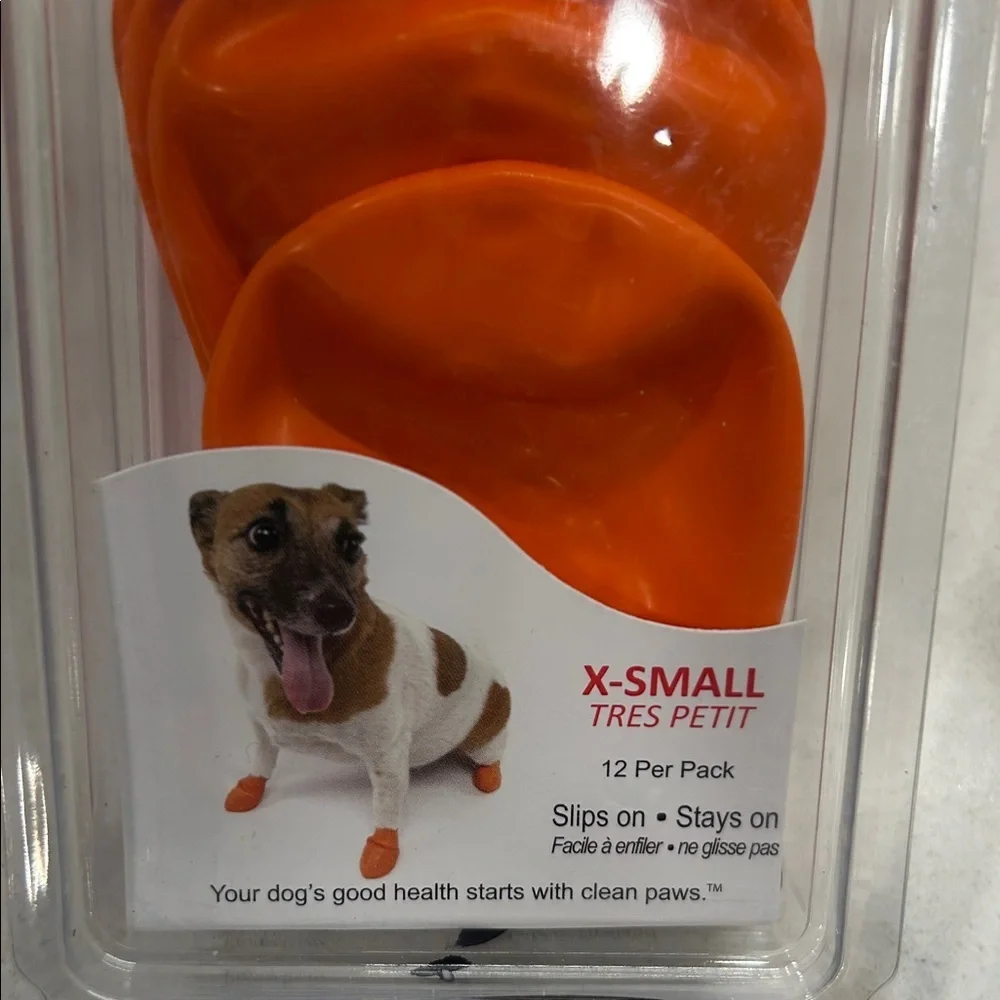 Protex Pawz Rubber Dog Boots X-Small - Orange